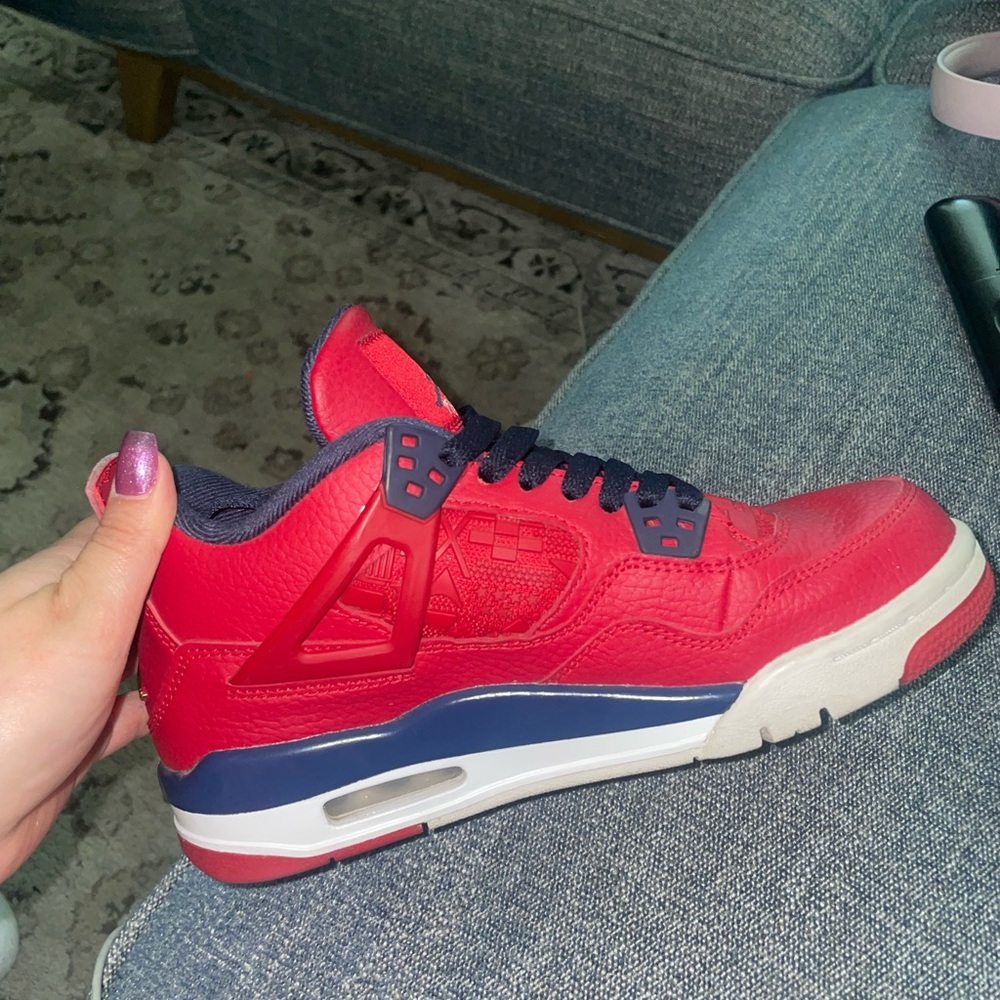 Jordan Kids Sneakers - Red and Blue - Picture 1 of 3